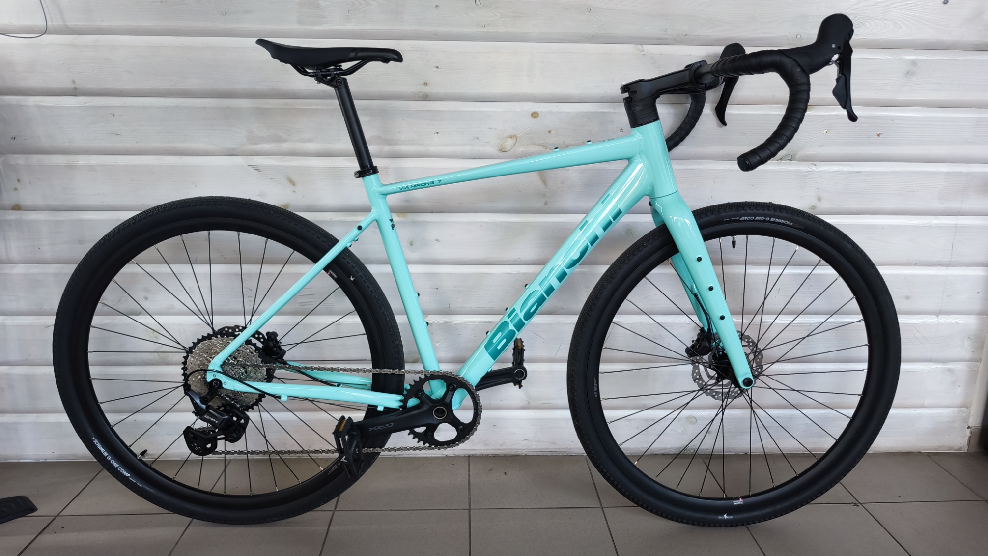 Bianchi NIRONE 7 DISC GRX610 12SP Celeste 55