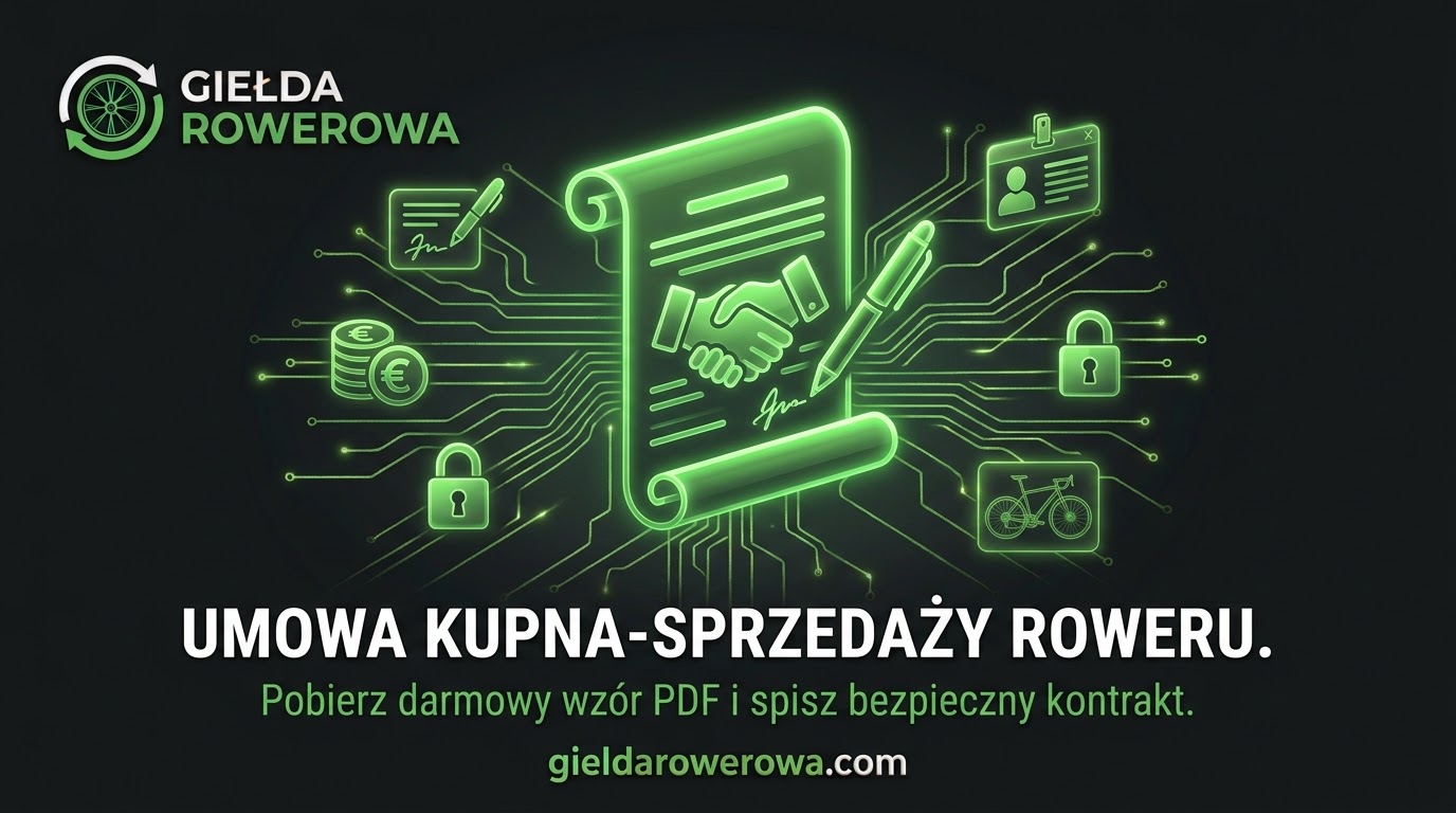 Zakup roweru używanego. Umowa kupna-sprzedaży. Poradnik.