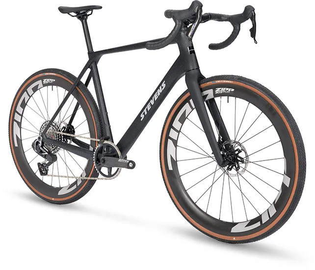 Stevens Camino RS Pro Force AXS Zipp 303 XPLR S 56cm — Bok — strona lewa